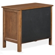 Safavieh Hannaleigh 2 Drawer Wood Nightstand in Dark Walnut
