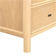 Safavieh Hannaleigh 2 Drawer Wood Nightstand in Oak