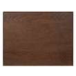 Safavieh Trevor 3 Drawer Wood Nightstand in Dark Walnut