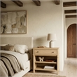 Safavieh Haylie 1 Drawer Wood Nightstand in Oak