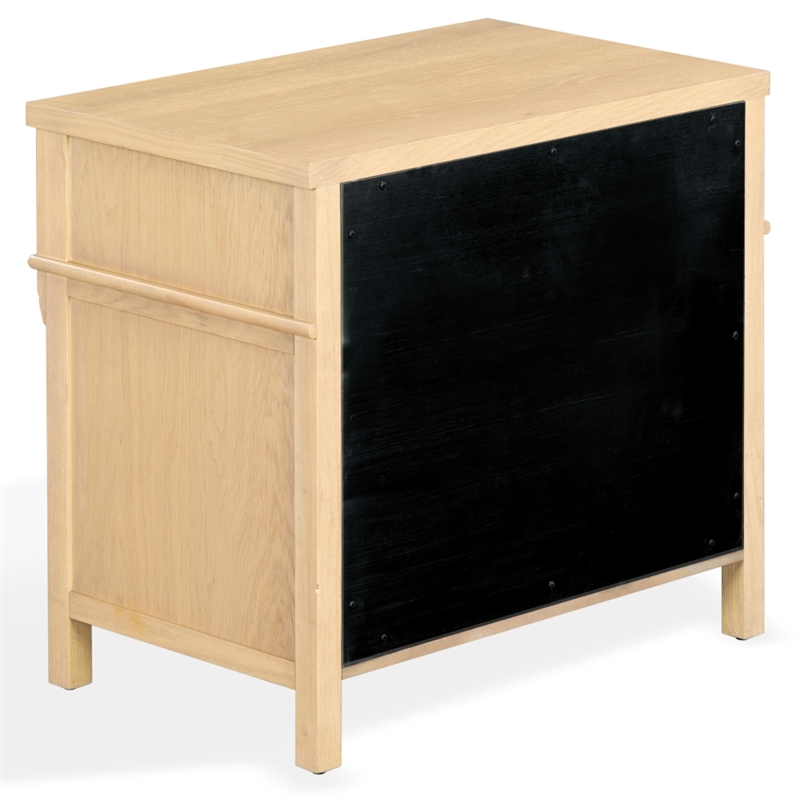 Safavieh Haylie 1 Drawer Wood Nightstand in Oak