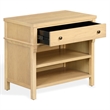 Safavieh Haylie 1 Drawer Wood Nightstand in Oak