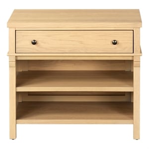 Safavieh Haylie 1 Drawer Wood Nightstand in Oak