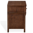Safavieh Haylie 1 Drawer Wood Nightstand in Dark Walnut