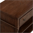 Safavieh Haylie 1 Drawer Wood Nightstand in Dark Walnut