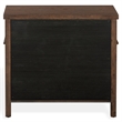 Safavieh Haylie 1 Drawer Wood Nightstand in Dark Walnut