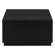 Safavieh Zeus Rectangle Wood Coffee Table in Black