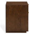 Safavieh Gabribecca 2 Drawer Wood Nightstand in Walnut