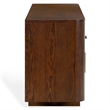 Safavieh Dorothea 3 Drawer Wood Sideboard in Walnut