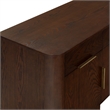Safavieh Dorothea 3 Drawer Wood Sideboard in Walnut