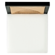 Safavieh Emilio Woven Wood Counter Stool in Black / Natural