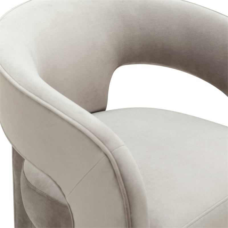 Safavieh Catharia 3 Leg Wood Dining Chair in Light Brown