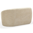 Safavieh Zhao Wood  Curved Loveseat in Light Brown