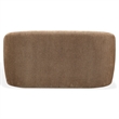 Safavieh Zhao Wood Curved Loveseat in Brown