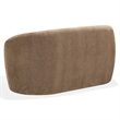 Safavieh Zhao Wood Curved Loveseat in Brown