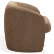 Safavieh Zhao Wood Curved Loveseat in Brown