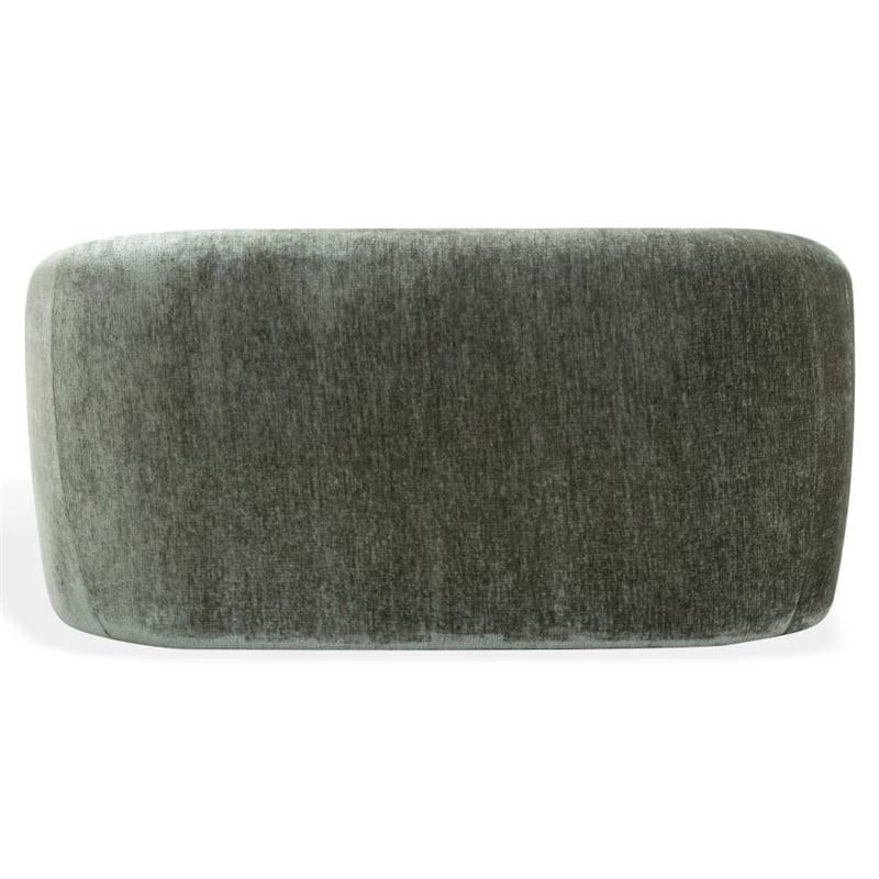 Safavieh Zhao Wood Curved Loveseat in Green