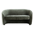 Safavieh Zhao Wood Curved Loveseat in Green