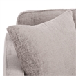 Safavieh Taylyn Chenille and Wood 3 Seat Sofa in Light Brown