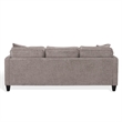 Safavieh Taylyn Chenille and Wood 3 Seat Sofa in Light Brown