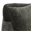 Safavieh Vasquez Chenille and Wood 3 Seat Sofa in Green