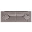 Safavieh Oakleigh Chenille and Wood Sofa in Gray