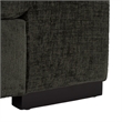 Safavieh Oakleigh Chenille and Wood Sofa in Green