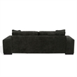 Safavieh Oakleigh Chenille and Wood Sofa in Green