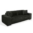Safavieh Oakleigh Chenille and Wood Sofa in Green