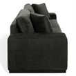 Safavieh Oakleigh Chenille and Wood Sofa in Green