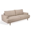 Safavieh Nikolai Chenille and Wood Sofa in Taupe