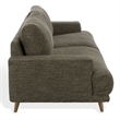 Safavieh Nikolai Chenille and Wood Sofa in Green