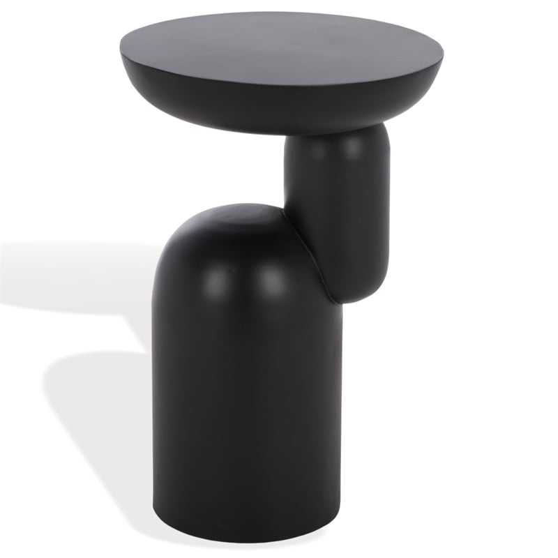 Safavieh Donnastella Metal Accent Table in Black