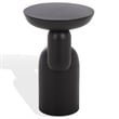 Safavieh Donnastella Metal Accent Table in Black