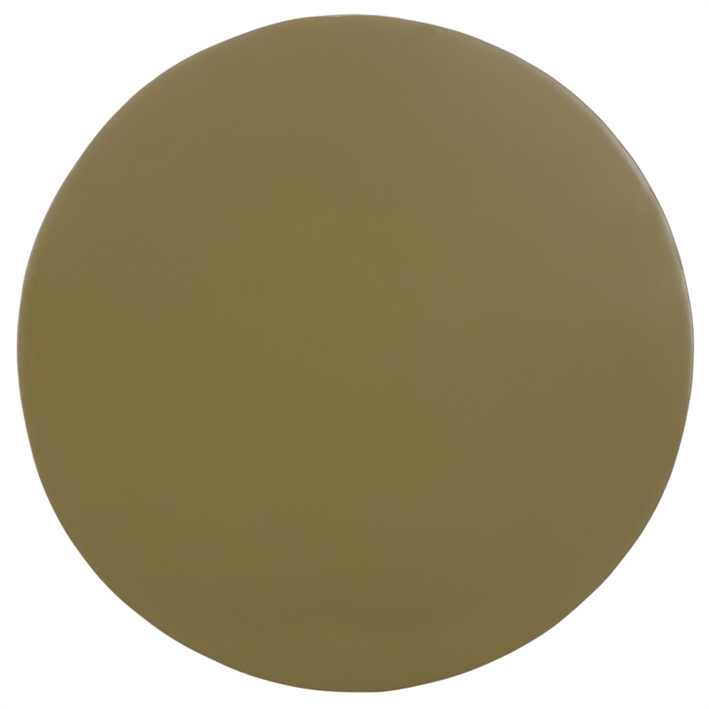 Safavieh Donnastella Metal Accent Table in Olive