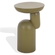 Safavieh Donnastella Metal Accent Table in Olive