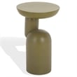 Safavieh Donnastella Metal Accent Table in Olive