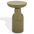 Safavieh Donnastella Metal Accent Table in Olive