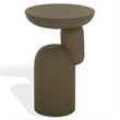Safavieh Donnastella Metal Accent Table in Tan