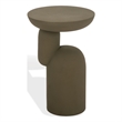 Safavieh Donnastella Metal Accent Table in Tan