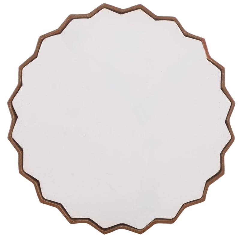 Safavieh Cindylyn Concrete Top Accent Table in Brown / White