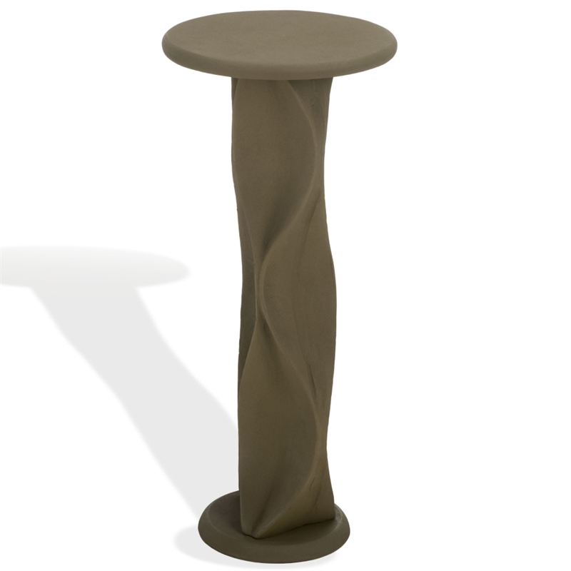 Safavieh Zaylyn Metal Accent Table in Tan