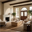 Safavieh Zeus Rectangle Wood Coffee Table in Natural