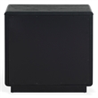 Safavieh Alanna 2 Drawer Wood Nightstand in Black