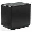 Safavieh Alanna 2 Drawer Wood Nightstand in Black