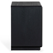 Safavieh Alanna 2 Drawer Wood Nightstand in Black