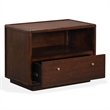 Safavieh Bellabrianna 1 Drawer Wood Nightstand in Cherry