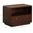 Safavieh Bellabrianna 1 Drawer Wood Nightstand in Cherry