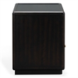 Safavieh Bellabrianna 1 Drawer Wood Nightstand in Black