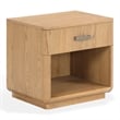 Safavieh Carmilla 1 Drawer Wood Nightstand in Brown / Oak